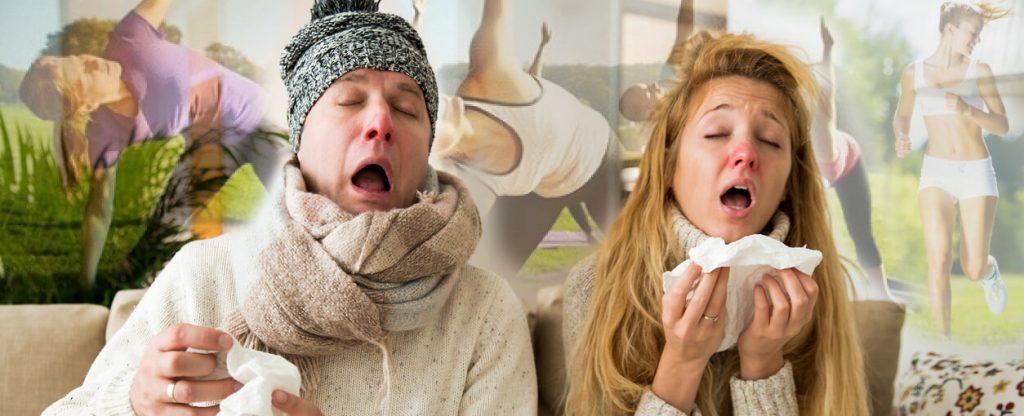 Is it possible to exercise when sick?